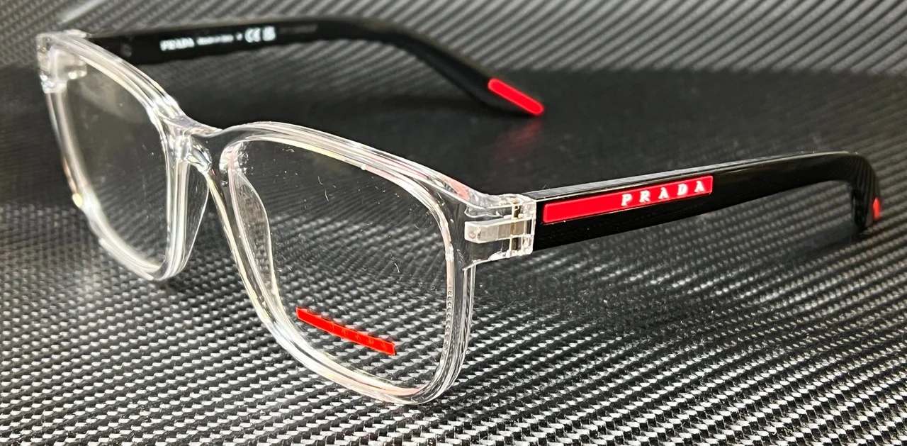 PRADA LINEA ROSSA PS 01RV 16X1O1 Metallize Grey Demo Lens 54 mm Men 3