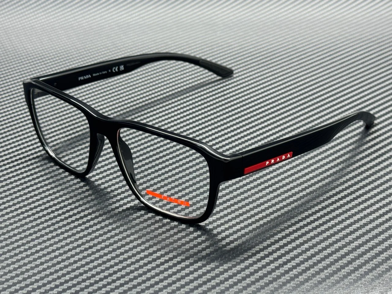 PRADA LINEA ROSSA PS 04RV CZH1O1 Transparent Blue Men 3