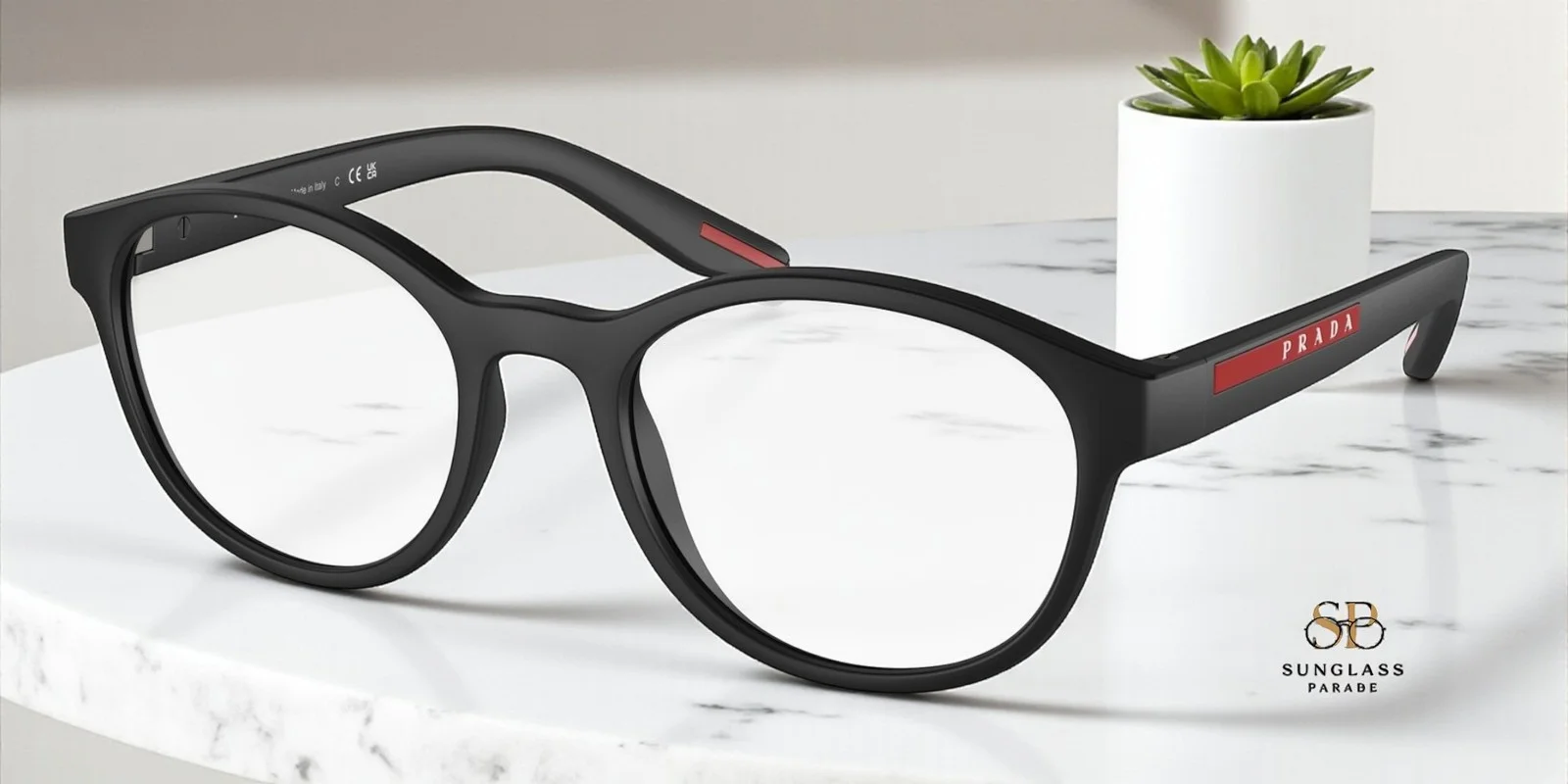PRADA LINEA ROSSA PS 04RV CZH1O1 Transparent Blue Men 4