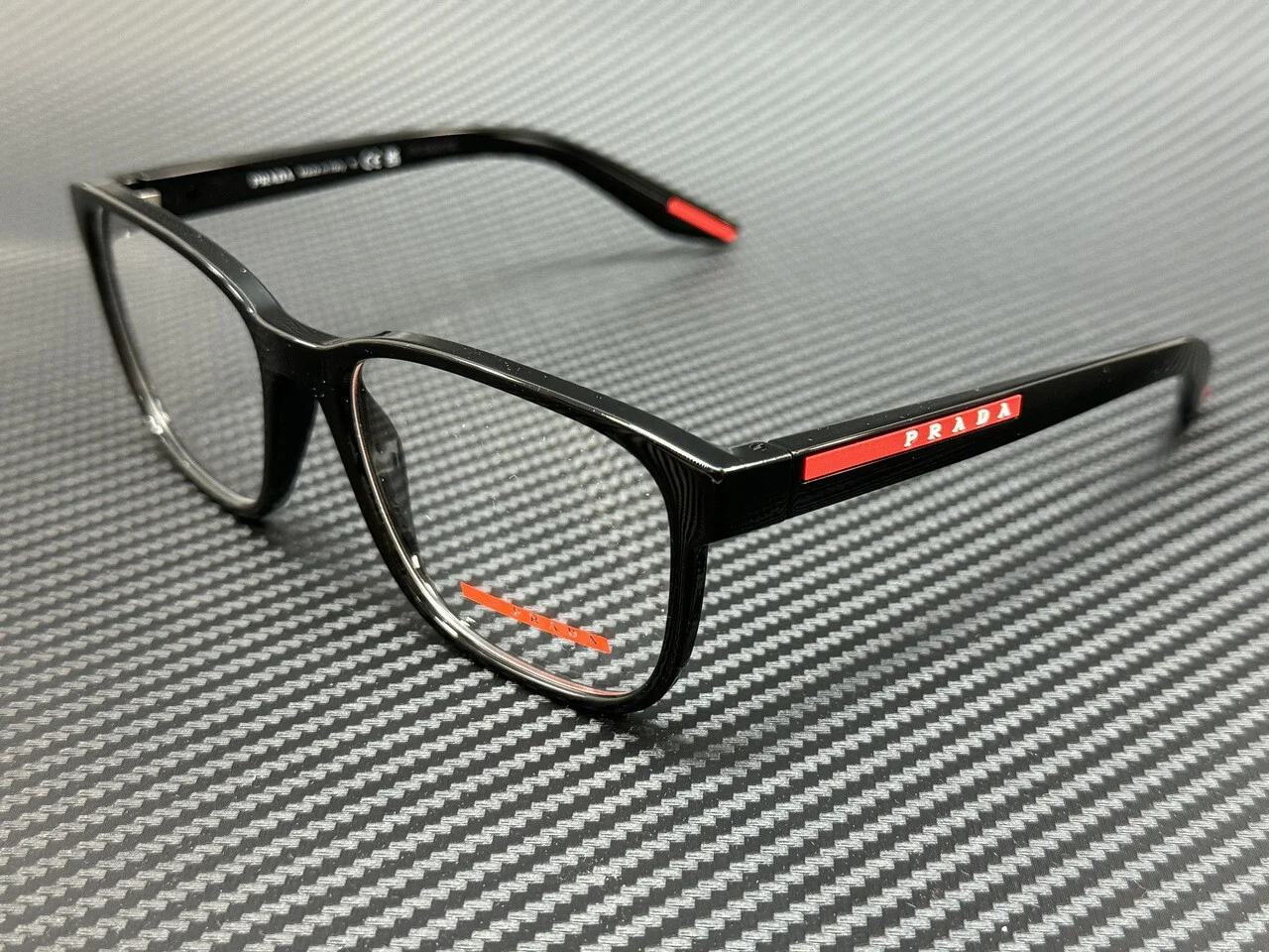 PRADA LINEA ROSSA PS 06PV 1AB1O1 Black Men